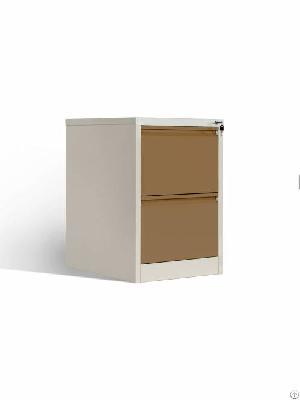 Small 2 Drawer Steel Filing Cabinet Vertical File Storage