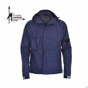 men outdoor tactical cycling hooded jacket