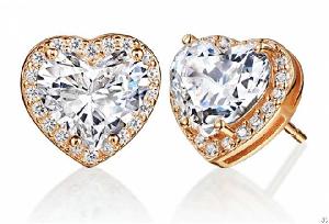 Al Heart-shaped Earrings