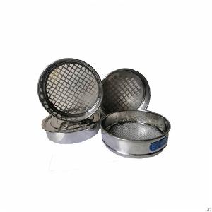 Stainless Steel Test Sieves Soil Mesh Sive For Lab Testing