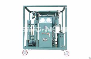 Single Stage Vacuum Transformer Oil Purifier