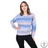 Factory Wholesale Fashion Long Sleeve V-neck Heart-shaped Pullover Sweater