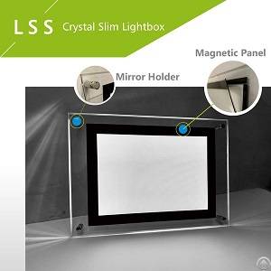 crystal led light box desktop