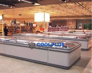 Commercial Fridges Supermarket Island Freezer Manufacturer And Supplier Coolplus China