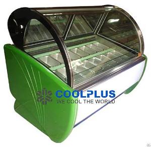 Ice Cream Display Freezers Curved Ice Cream Display Cases And Flat Gelato Showcase Cabinets