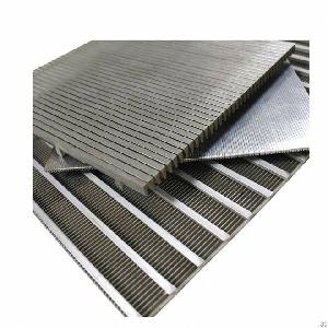 flat wedge wire sieve screen plate supplier