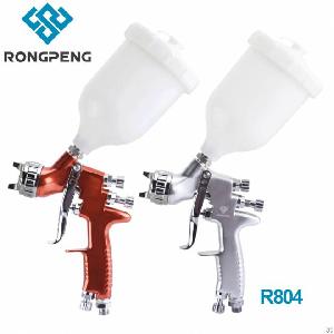 Rongpeng Professional R804 Hvlp Paint Spray Gun 1.3mm Nozzle 400cc Cup Gravity Feed Airbrush Pneumat