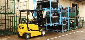 Four Wheel Electric Forklift