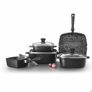 Die Cast Cookware Set Series Square Shape Series