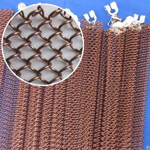 metallic coil mesh