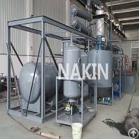 Used Car Oil Distillation Refinery Machine Waste Engine Oil Recycling Distillation Plant