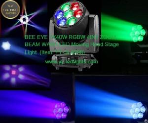 bee eye 7x40w rgbw 4in1 zoom beam wash led moving head dj disco nightclubs wedding party stage light