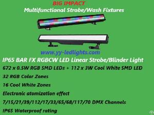 Ip65 Bar Fx Rgbcw Led Linear Wash / Blinder / Strobe Bar Light