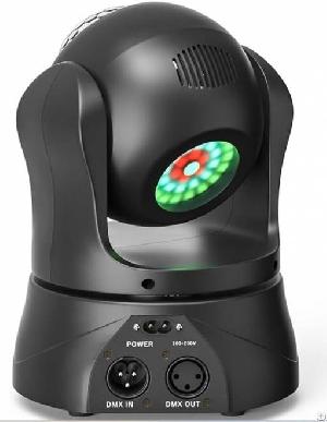 Min Hybrid 3-in-1 Effect Led Moving Head Light With Kaleidoscope Laser Ring Stage Disco Party Dj