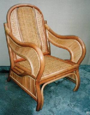 armchair rattan