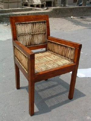 dinning chair rattan solid wood