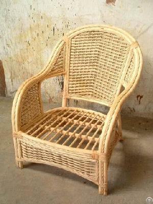 Elegant Natural Rattan Armchair