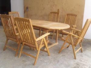 teak garden dinning