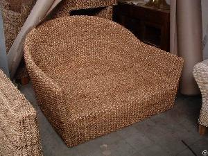 Rattan Daybed Half Round