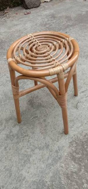 rattan stool round