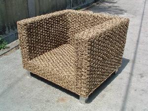 Square Natural Armchair