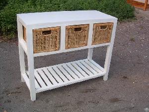 Rattan Cabinet With Shoe Rack
