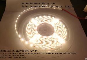 Red / Green / Blue / Yellow / White Waterproof Side Emitting Smd3014 Led Flexible Strip Lights