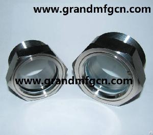 Npt, Bsp And Metric Stainless Steel 304 316 Oil Level Sight Glass Windows Plug