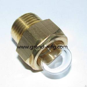 surge tank coolant domed brass sight glass npt1 2