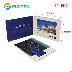 Funtek 7 Inch Hd Ips Video In Print Brochure Card Vgc-070