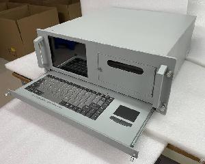 4u rackmount computer chassis 8inch lcd workstation supports atx micro motherboard