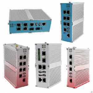 Wide Temperature Industrial Pcs Din Rail Industrial Computer