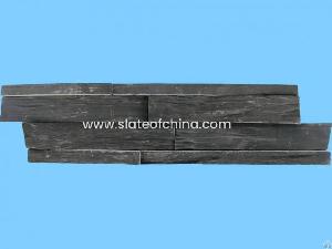 China Black Split Stone Wall Cladding Z Slate Ledger Panels From Slateofchina