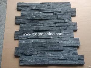 China Dark Grey Black Culture Stone Veneer Slate Cladding From Slateofchina