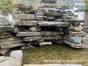 Jiujiang Layered Rockscape Slate  Premium Natural Stone For Stunning Landscapes From Slateofchina