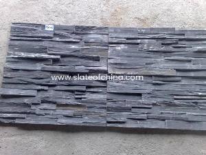nautre balck wall cladding ledger slate stone tile slateofchina