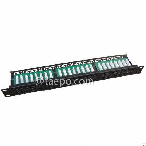 19 server rack 1u 48 port cat5e rj45 network patch panel cable bracket factory