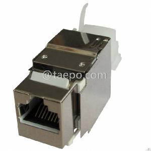 cat6 stp 8p8c rj45 180 degree ap keystone jack