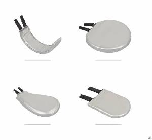 curved flexible round thin li polymer battery shape wearable devices