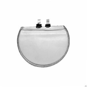 round circular thin shape lithium polymer batteries wearable devices