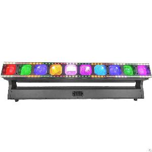 Dj Light, Led Effect, 10 60w 4in1 Led Pixel Beam Wash Bar Moving Head Light Phh009