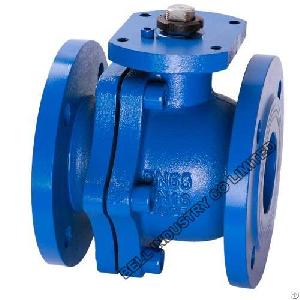 Din Pn16 Cast Iron Ball Valve-ductile Iron