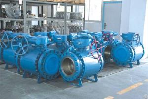 trunnion mounting fixed ball valve