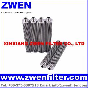 Pleated Sintered Fiber Felt Filter Element