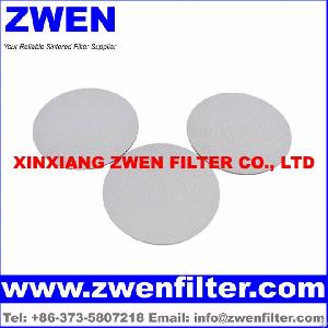 Sintered Mesh Filter Disc