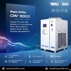 Industrial Chiller Cw-6300 With Cooling Capacity Of 9000w