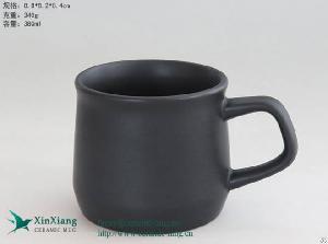 customized 11oz matte belly stoneware coffee mugs factory