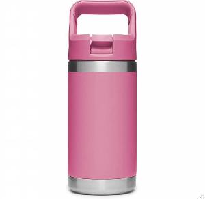 Customized Pink Double Stainless Steel Kids Water Bottle With Straw Manufacturer