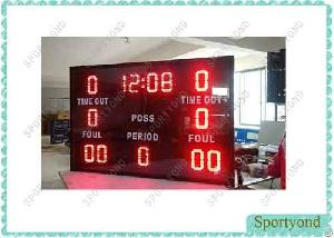 Basketball Digital Scoreboard Supplier, Basket Timer Board Display