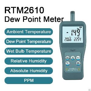 Rtm-2610 Digital Dew Point Meter Absolute Humidity Meter